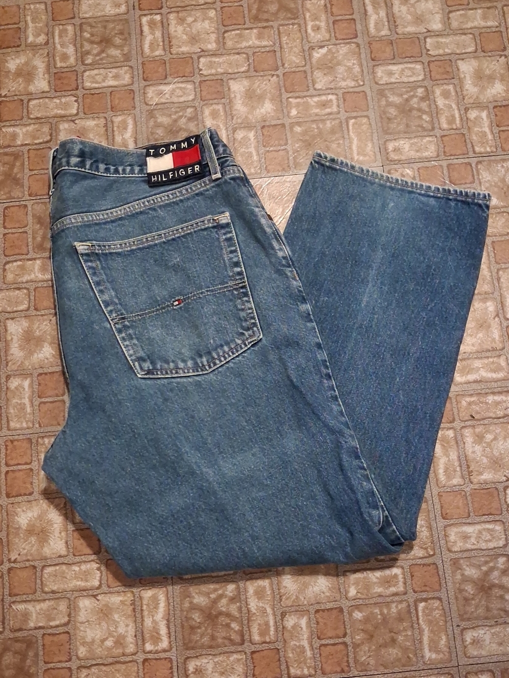 Tommy Hilfiger Men’s Blue Straight Jeans 38x30